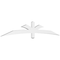 Ekena Millwork Davenport Architectural Grade PVC Gable Bracket, 96"W x 16"H x 2"D x 4"F, 4/12 Pitch GBP096X16X0204DAV00 - alternate 1